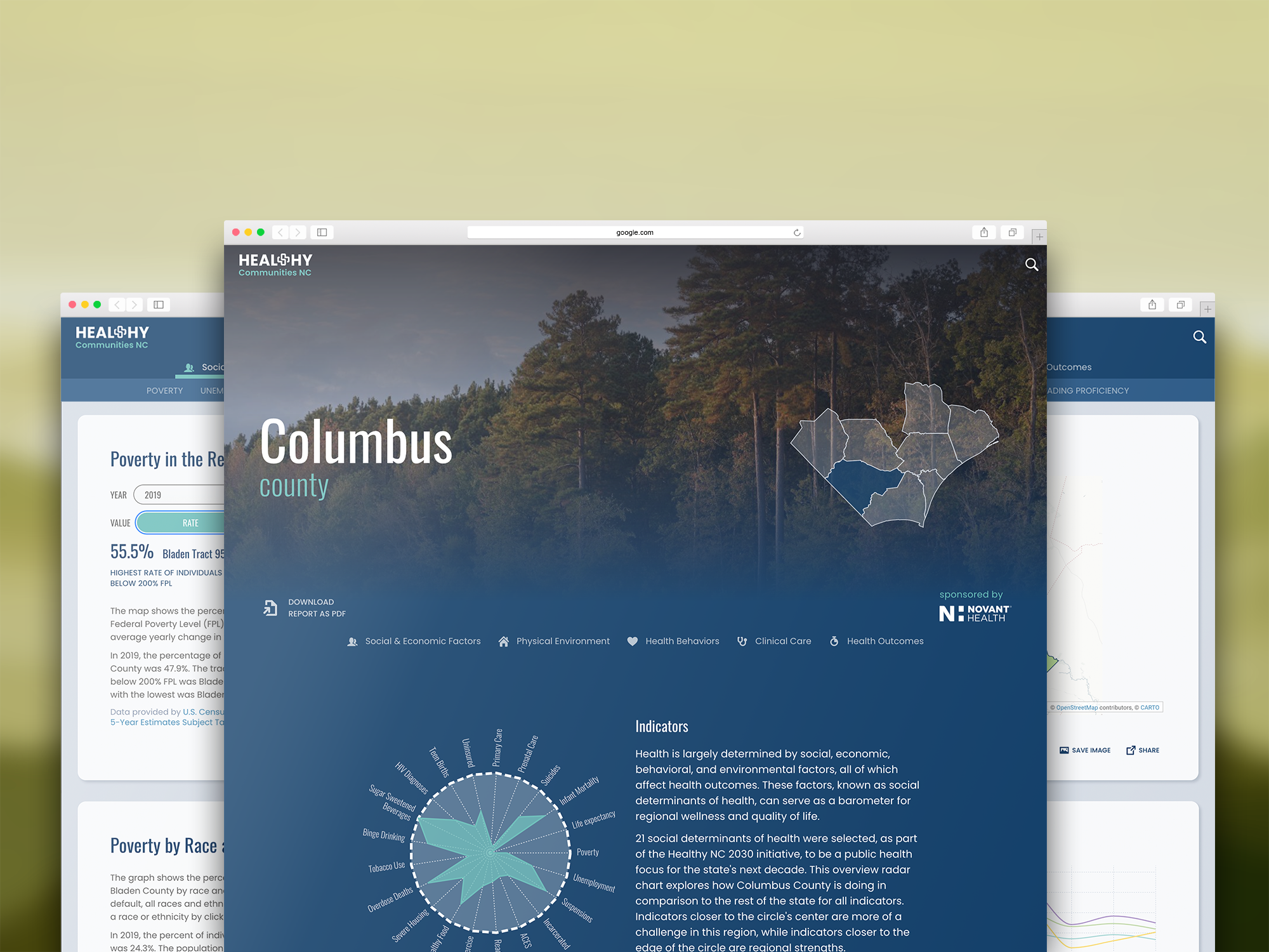 profile page